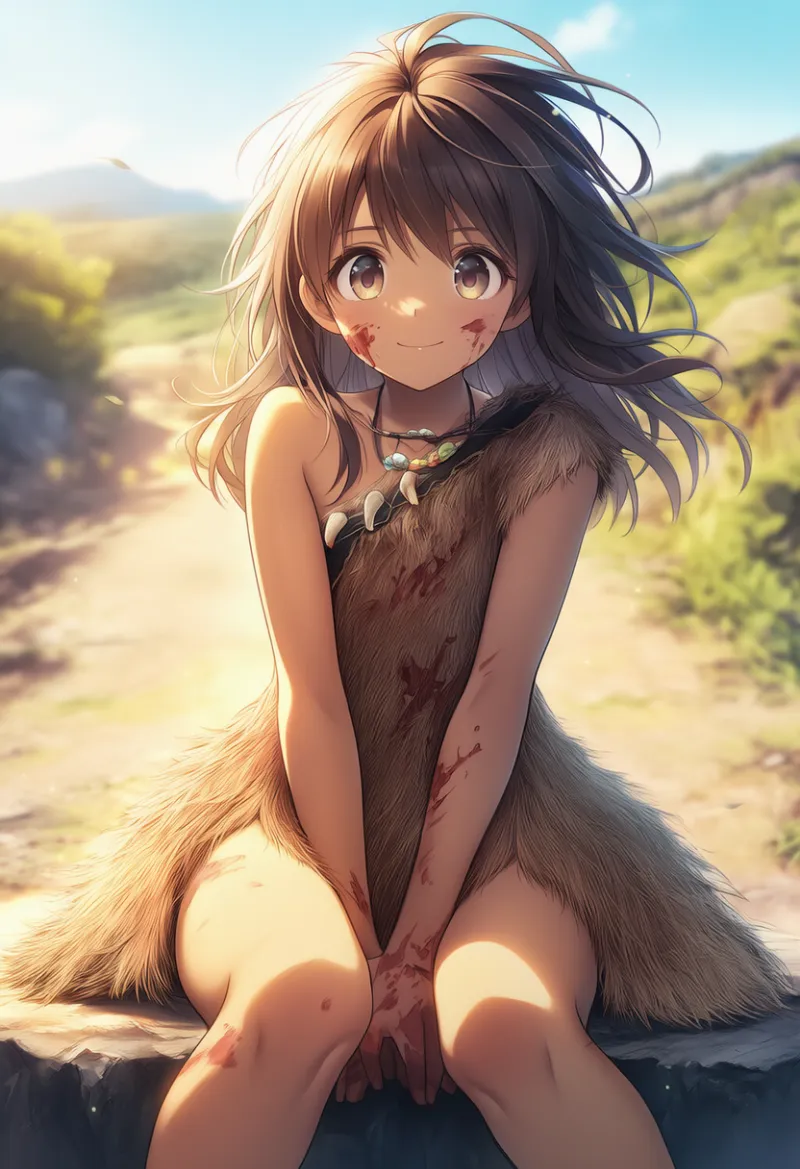 狐の毛皮の服のAIイラスト｜プロンプト紹介