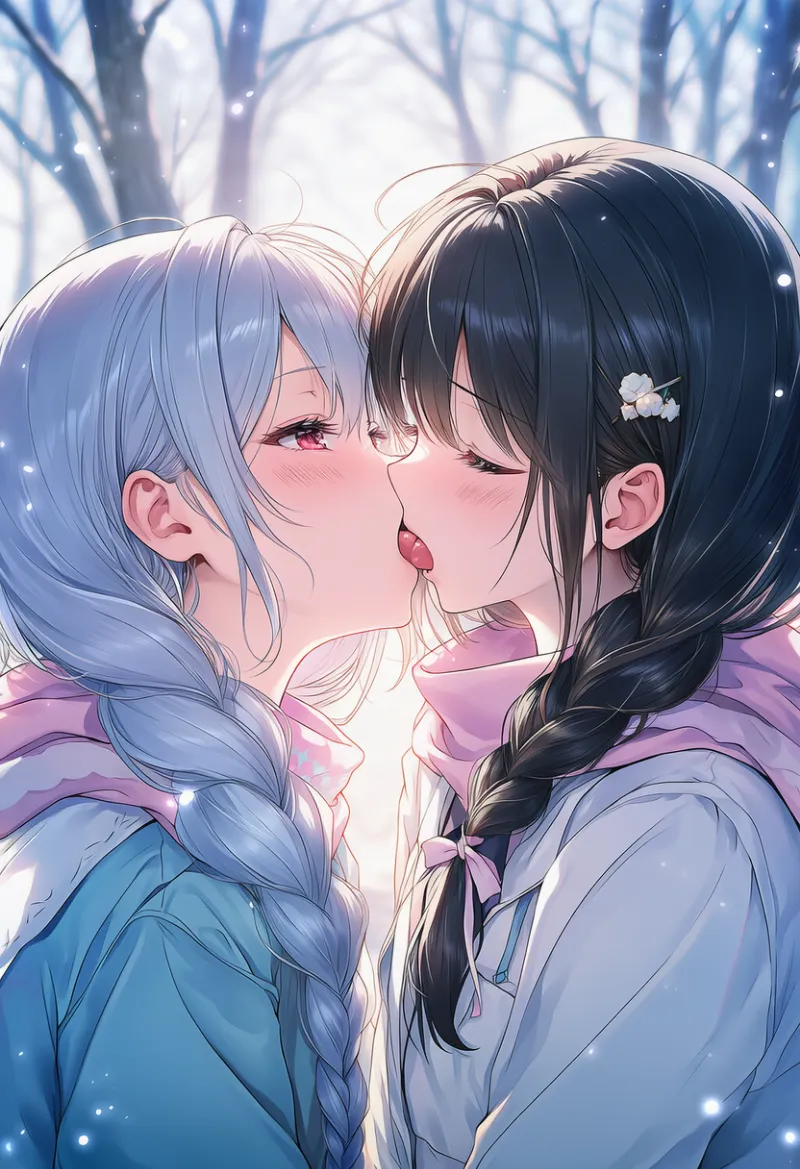 フレンチキスのAIイラスト|プロンプト紹介:french kiss