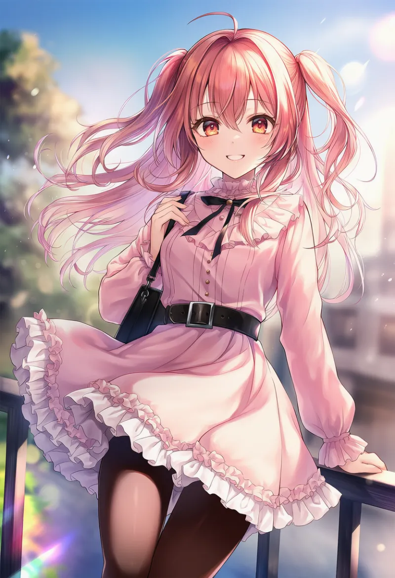 フリルドレスのAIイラスト（姫カジ）｜プロンプト紹介