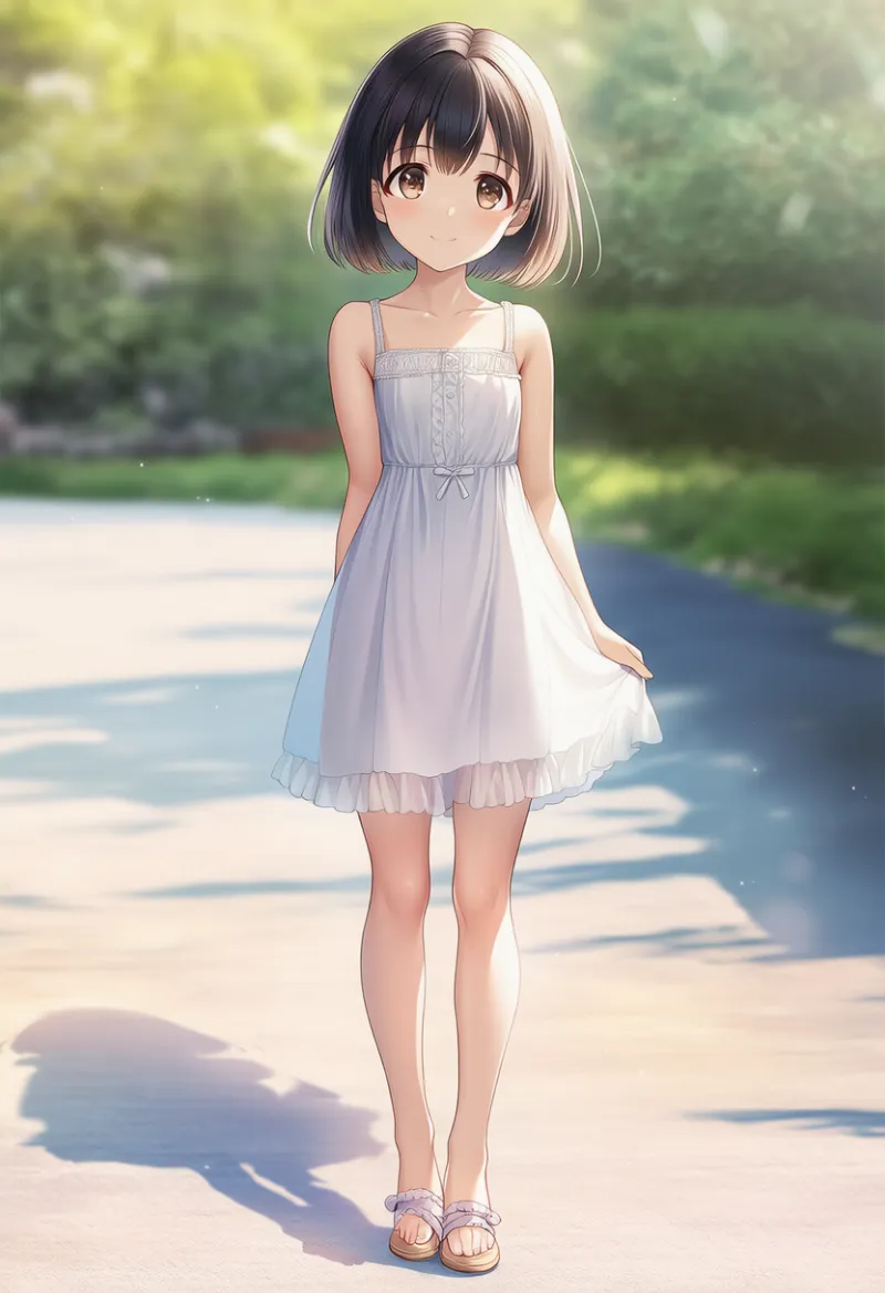 小柄・背が低い|幼い少女の頭身・体型のプロンプトとAIイラスト