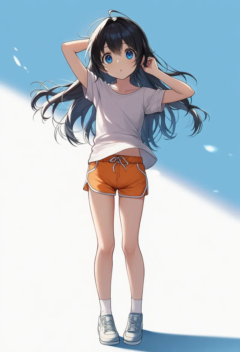 少女の年齢を下げるプロンプト:girl, aged down