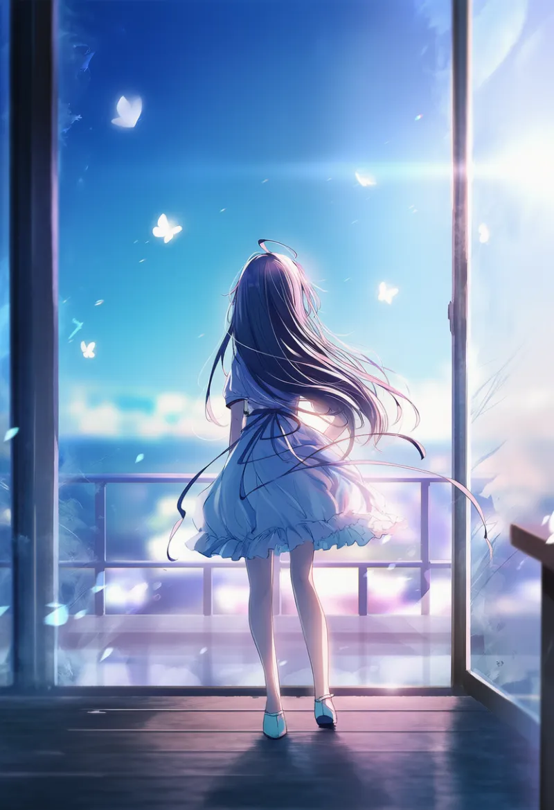 掃き出し窓のAIイラスト