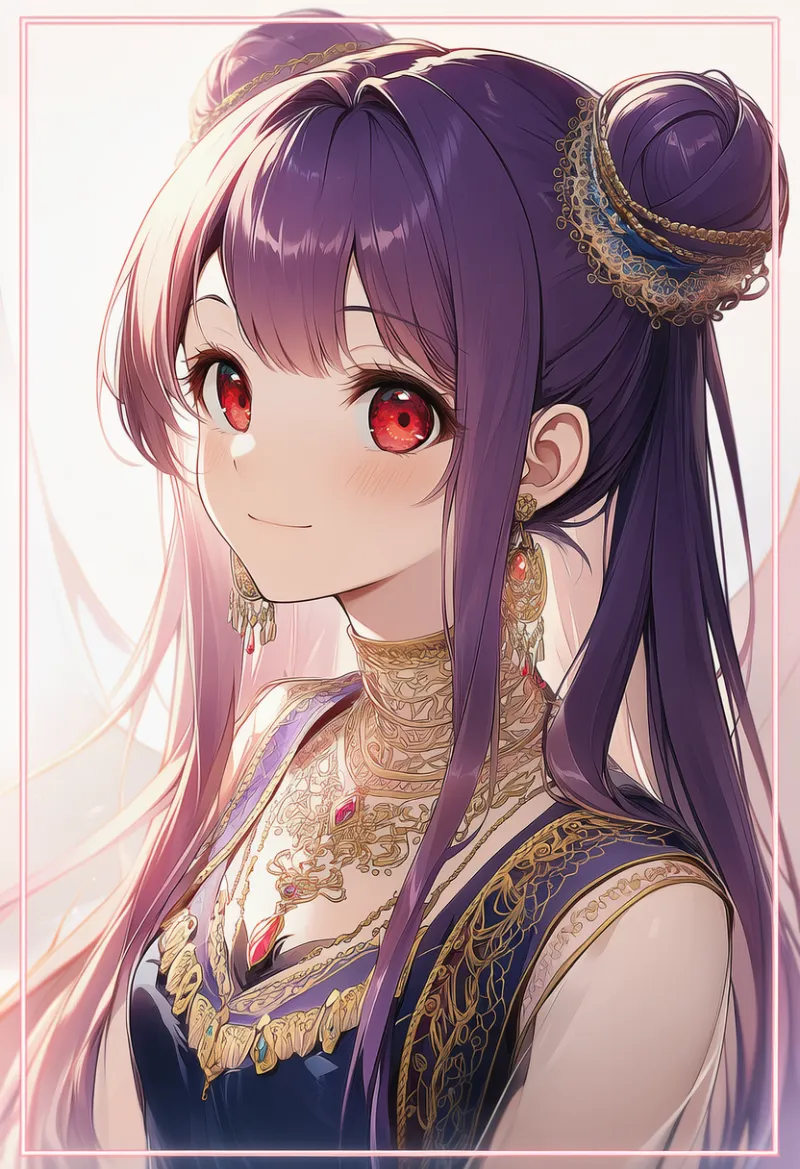 金色の宝石のAIイラスト（アラビア衣装）｜プロンプト紹介