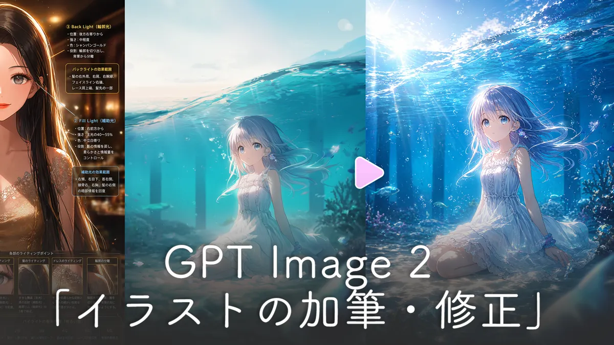 GPT Image 2でイラストを修正・仕上げするプロンプト