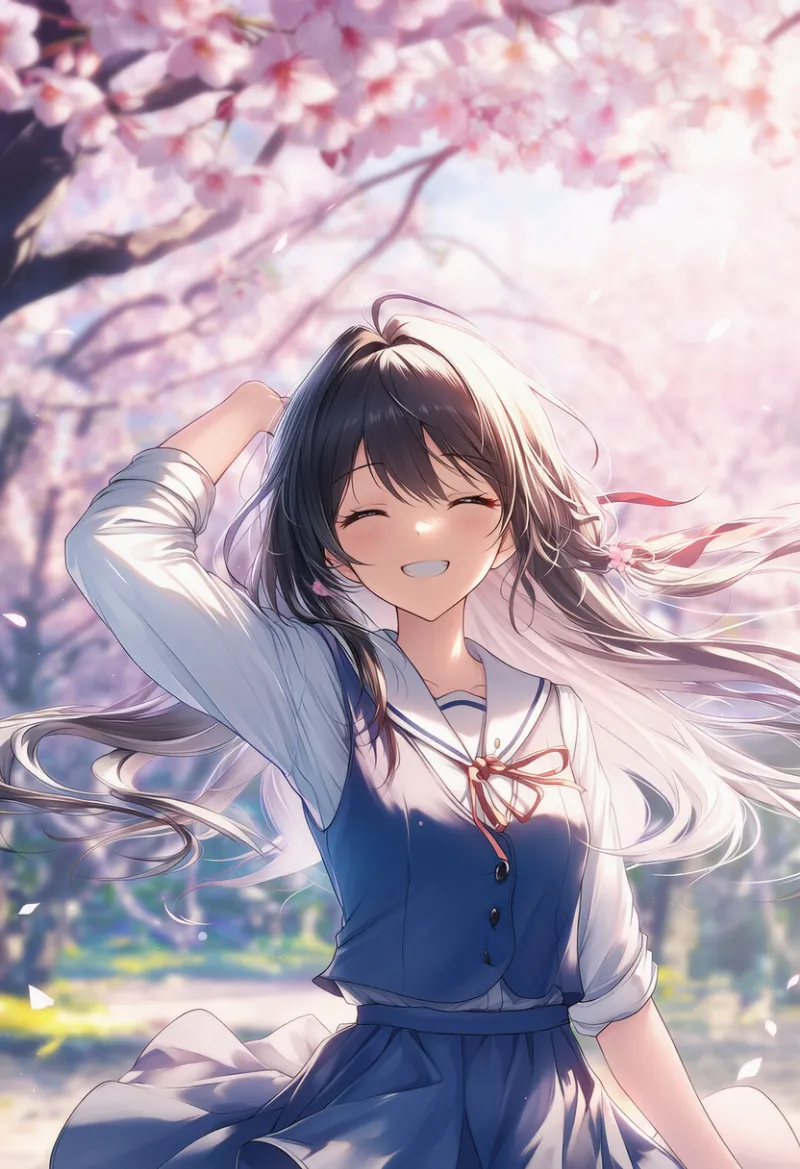 髪の毛が広がるプロンプト：hair spread out｜AIイラスト