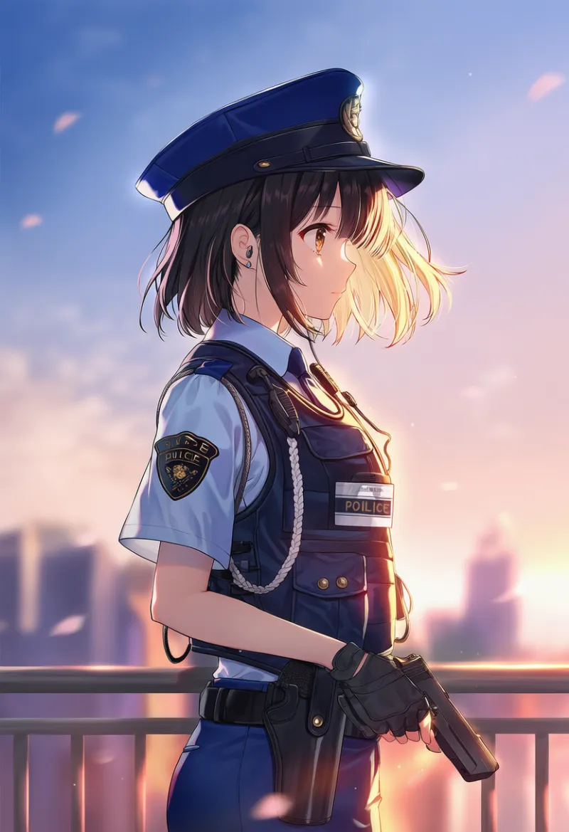 拳銃のAIイラスト｜プロンプト紹介：handgun