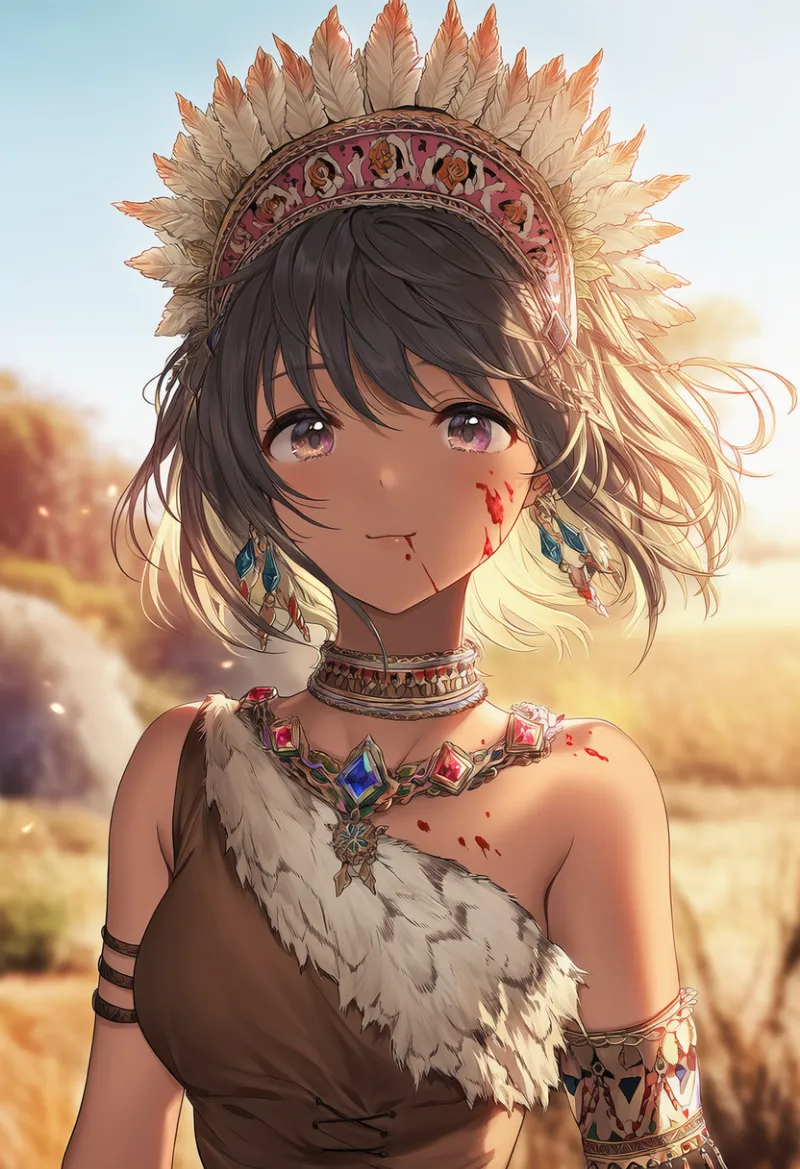 頭飾りのAIイラスト｜プロンプト紹介