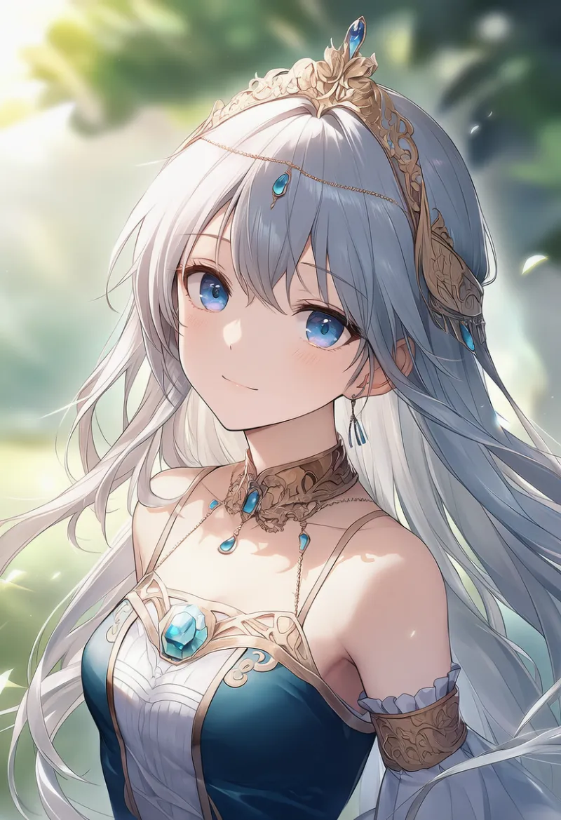 ヘッドピースのAIイラスト（豪華な服用）｜プロンプト紹介