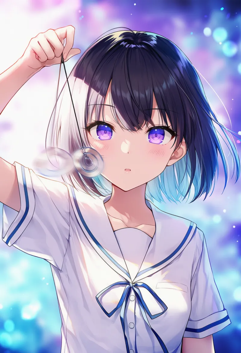 画面の視聴者を催眠にかけるAIイラスト｜プロンプト紹介：hypnotizing viewer