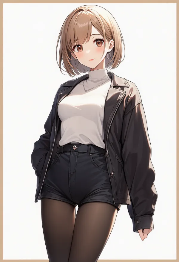 ジャケット|女子大生ファッションのプロンプト紹介