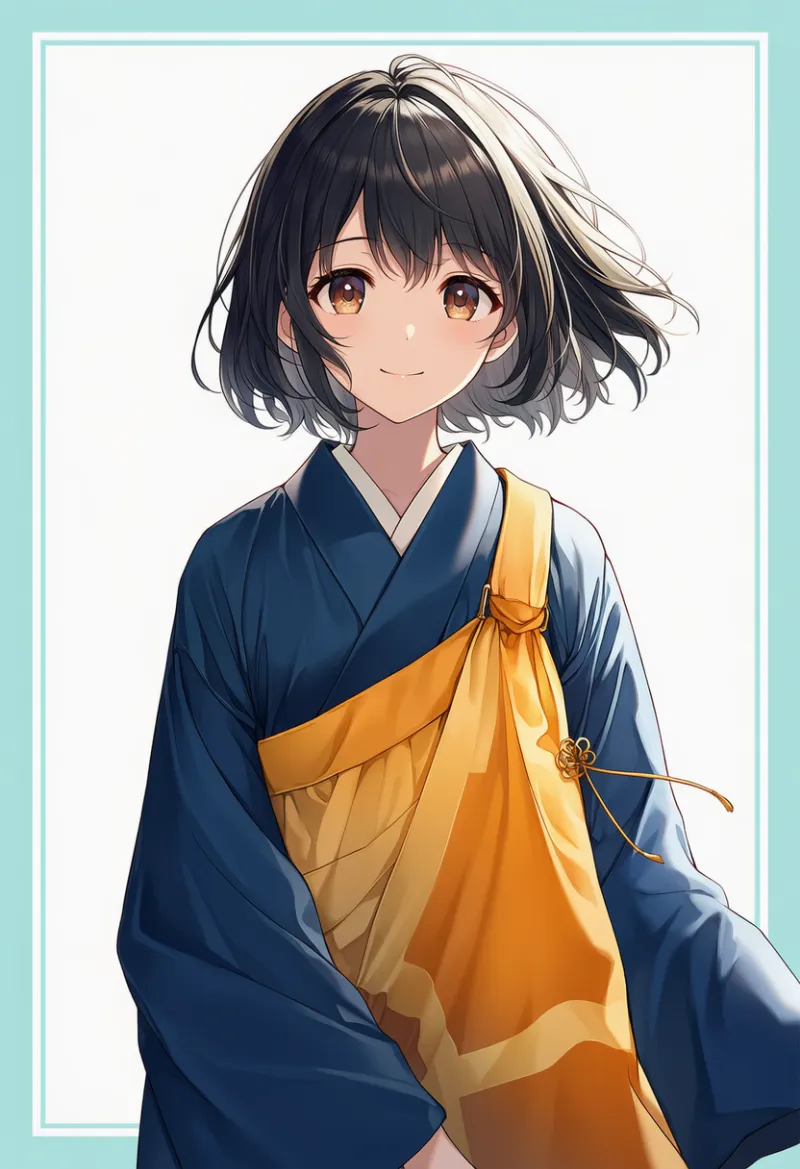 仏教僧の袈裟のAIイラスト｜プロンプト紹介