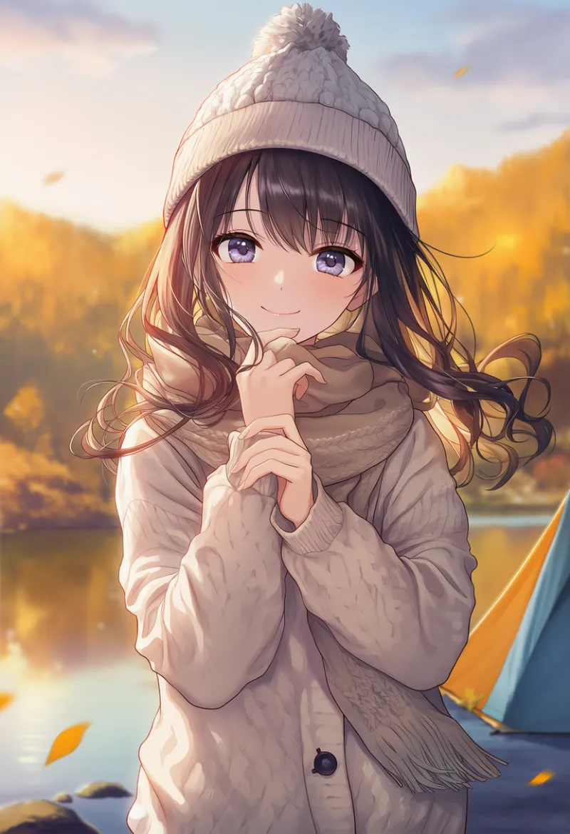 ニット帽のAIイラスト｜プロンプト紹介