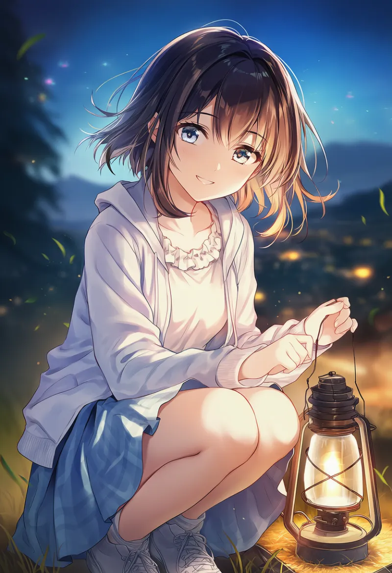 ランタンのAIイラスト｜プロンプト紹介