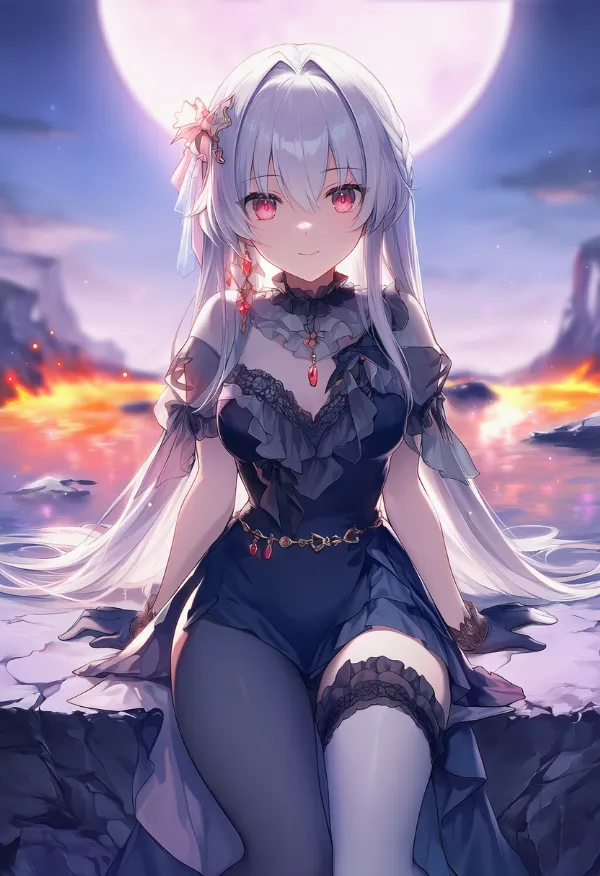 溶岩のAIイラスト｜プロンプト紹介