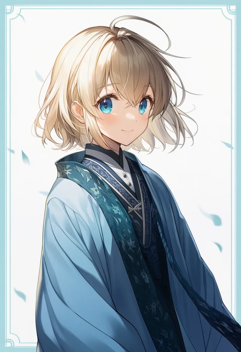 重ね着ローブのAIイラスト｜プロンプト紹介