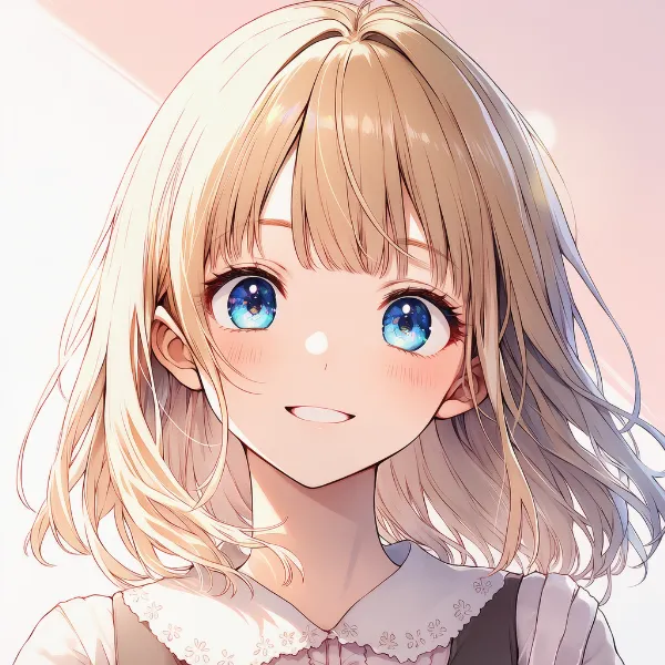 長いまつ毛のAIイラスト｜プロンプト紹介：long eyelashes