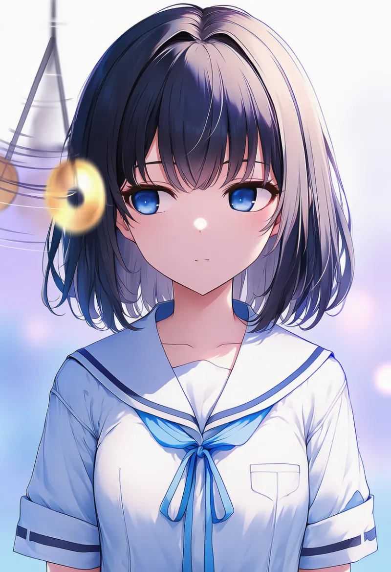 振り子を目で追うAIイラスト（催眠シーン）