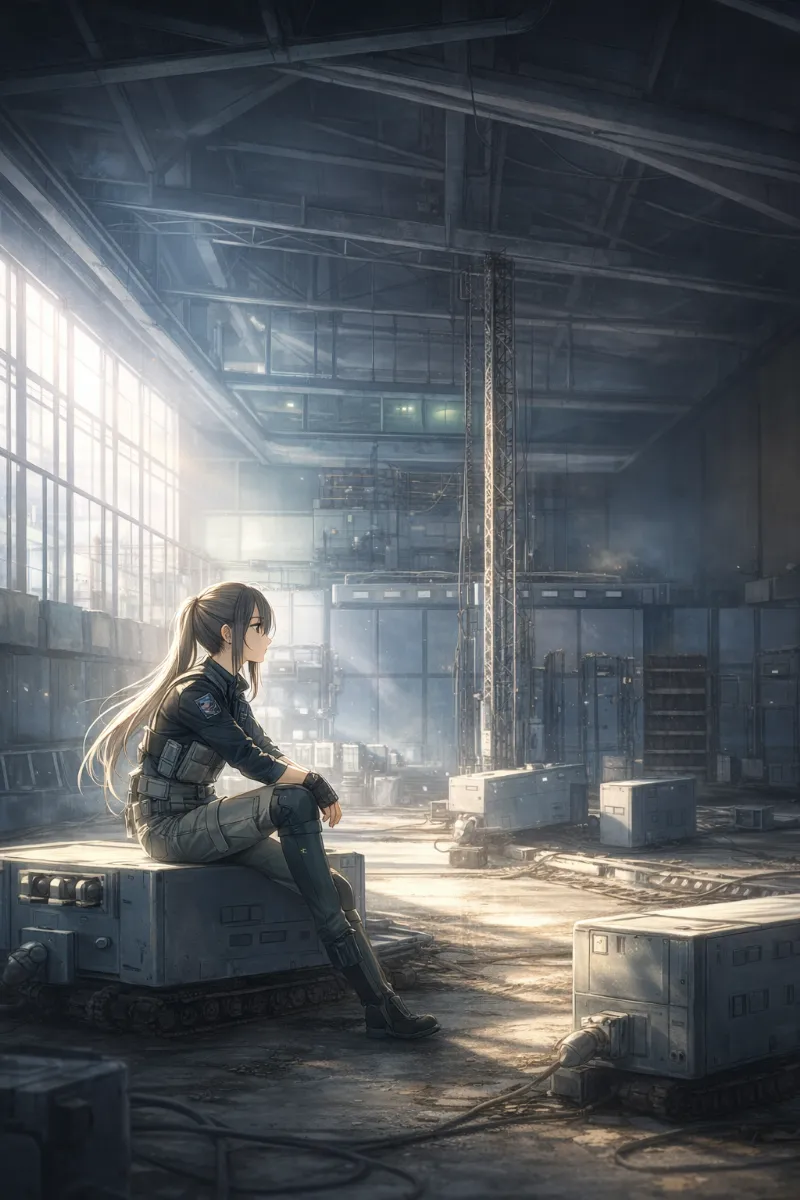 軍事基地(屋内)のプロンプト:military base, indoors|AIイラスト