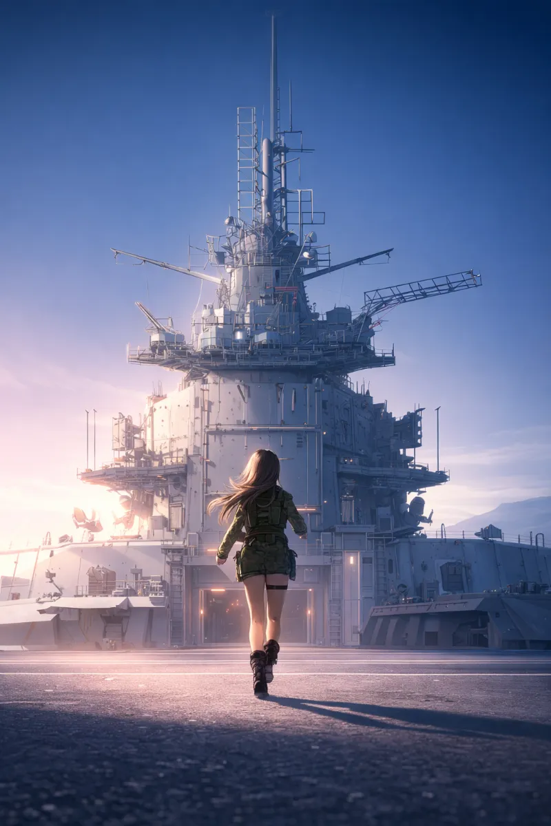 軍事基地(屋外)のプロンプト:military base, outdoors|AIイラスト