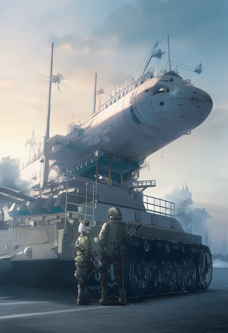 ミサイルサイロのプロンプト:missile silo, military base|軍事施設のAIイラスト