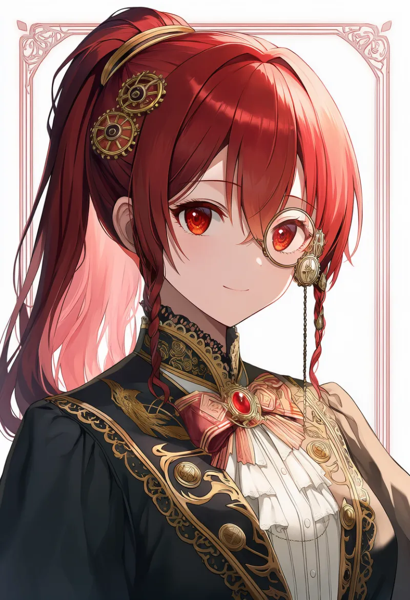 モノクルのAIイラスト(スチームパンク)|プロンプト紹介