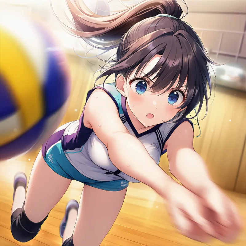 被写体ブレを再現したAIイラスト｜プロンプト紹介：motion blur