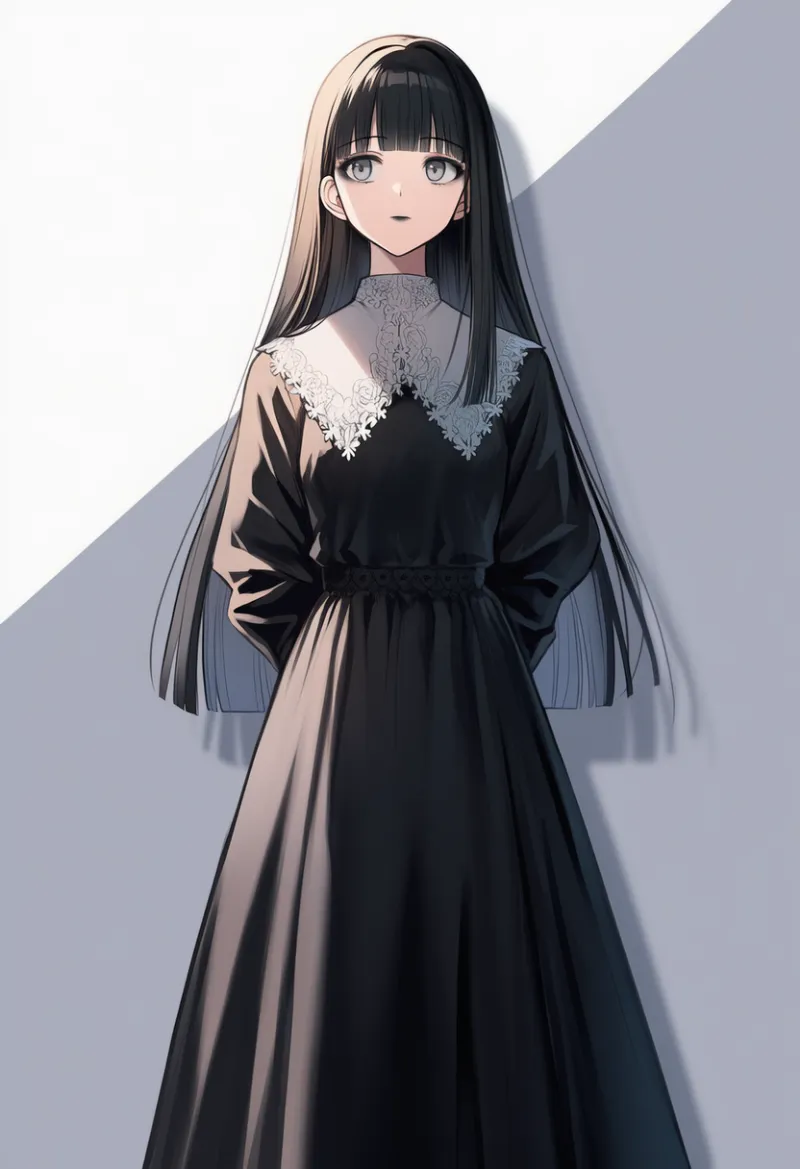 モーニング・ドレス(喪服)のAIイラスト|プロンプト紹介