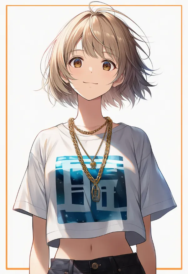 ネックレスの重ね付けを再現したAIイラスト|プロンプト紹介