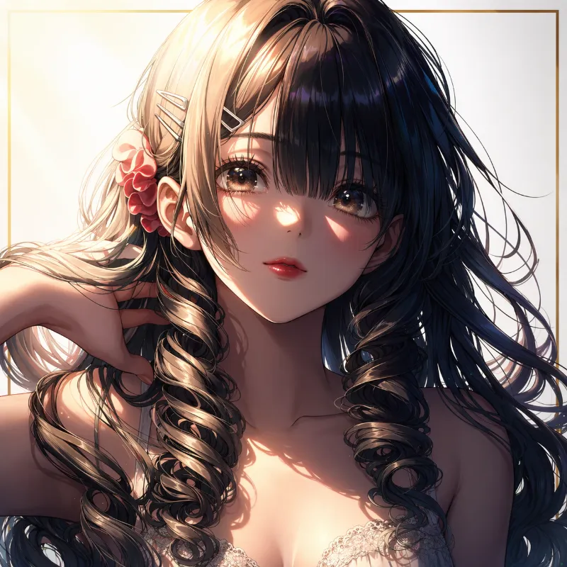 盛り髪の美少女｜NovelAIのイラストをGPT Image 2で修正・仕上げをした画像の作例-10