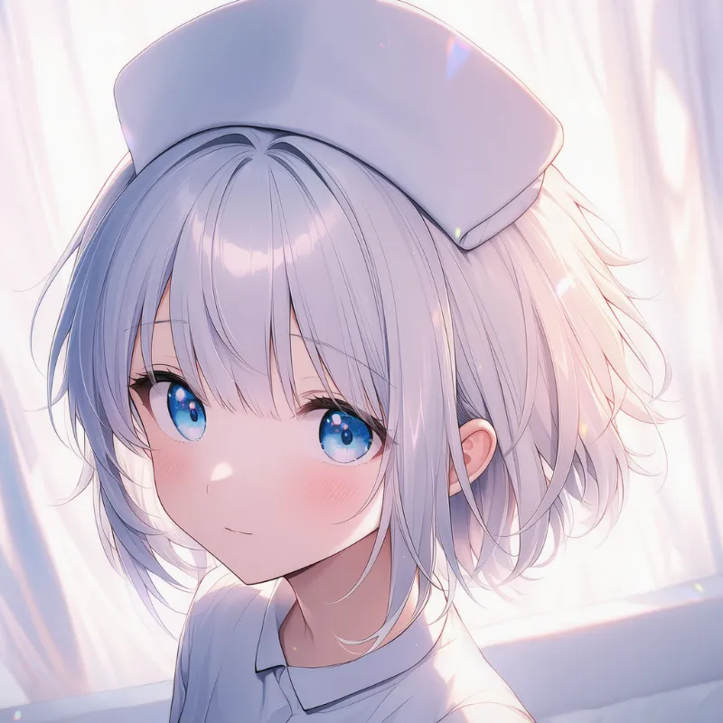 ナースキャップのAIイラスト｜プロンプト紹介：nurse cap