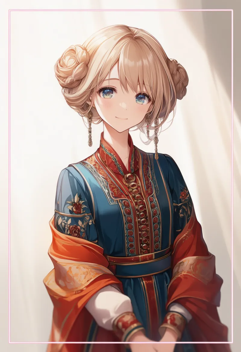 パレスチナ風の伝統衣装のAIイラスト｜プロンプト紹介