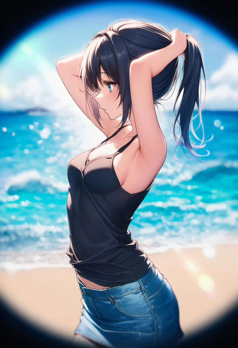 覗き穴の視点のプロンプト:pov peephole|AIイラスト