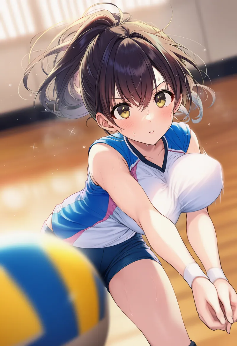 前ボケと遠近法を再現したAIイラスト｜プロンプト紹介：perspective, blurry foreground