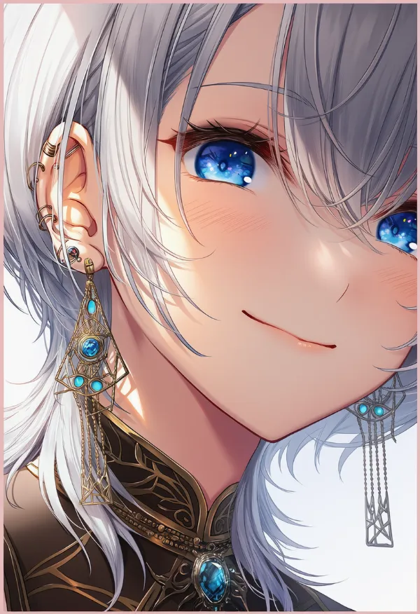 ピアスのAIイラスト｜プロンプト紹介