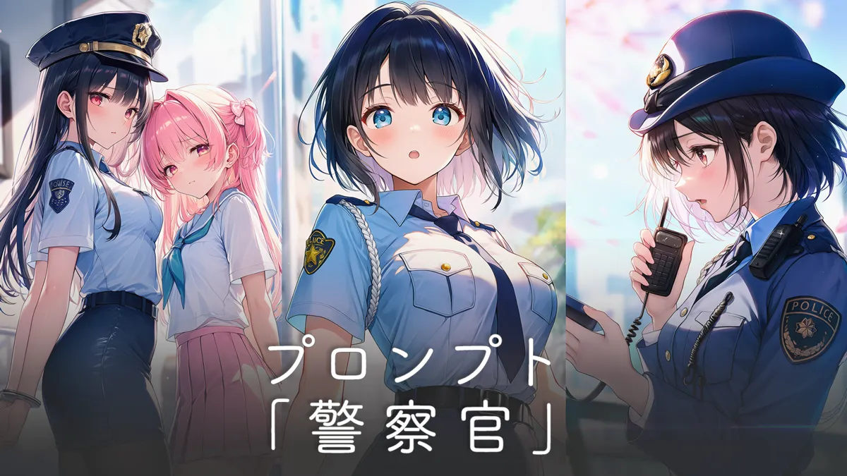 警察官のプロンプト大全（服装・ポーズ・アイテム）