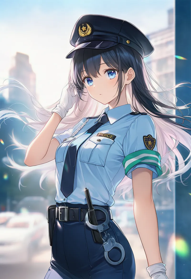 警察全般のAIイラスト｜プロンプト紹介：police
