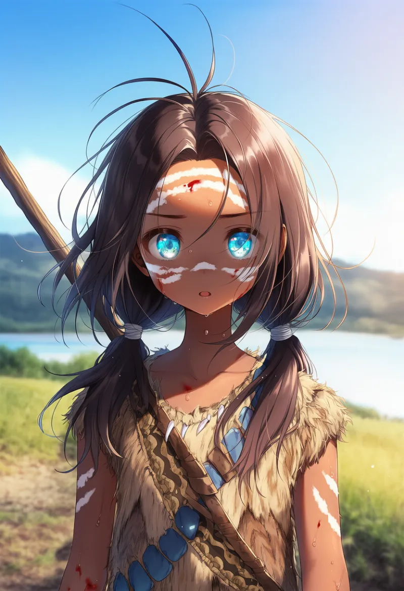 川、大河のAIイラスト｜プロンプト紹介