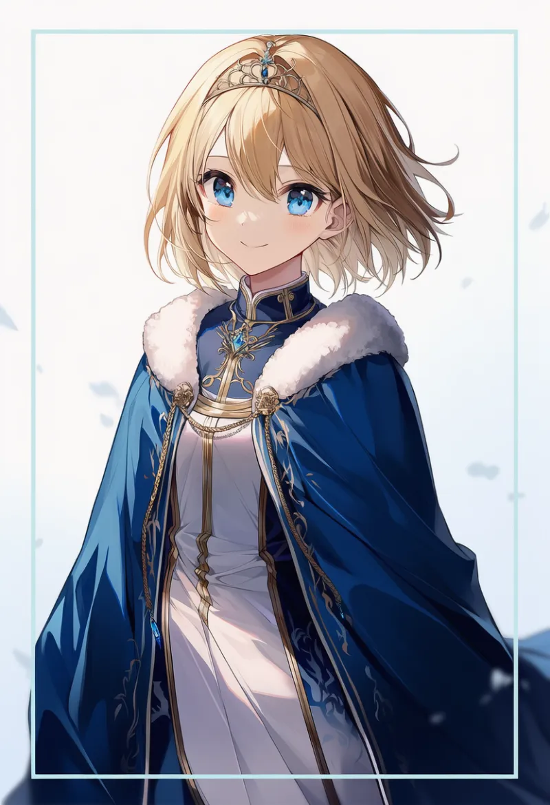 王族風のローブのAIイラスト｜プロンプト紹介