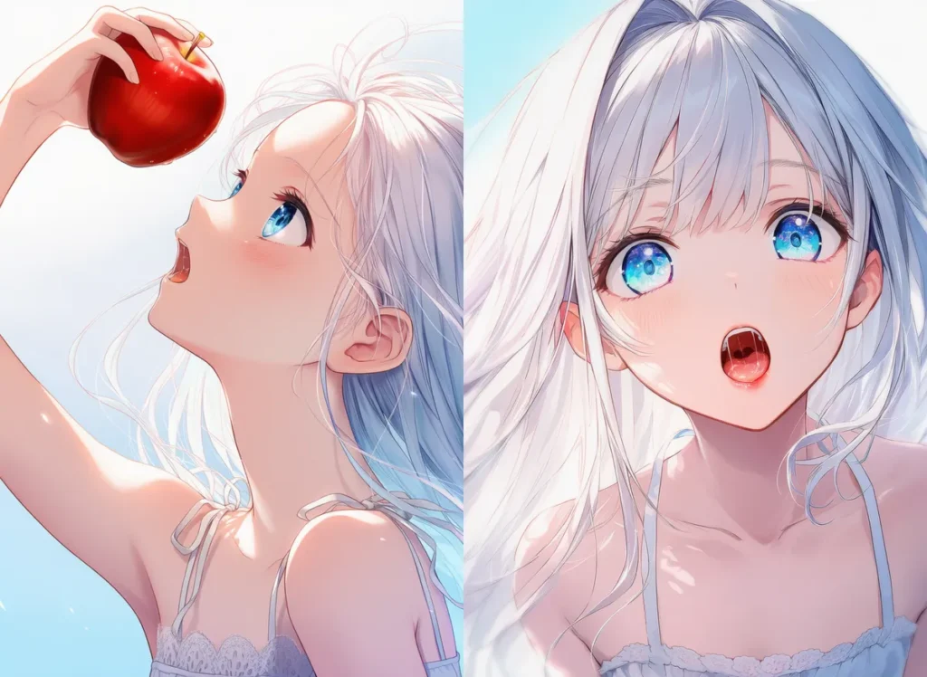 唾液のプロンプト：saliva｜AIイラスト