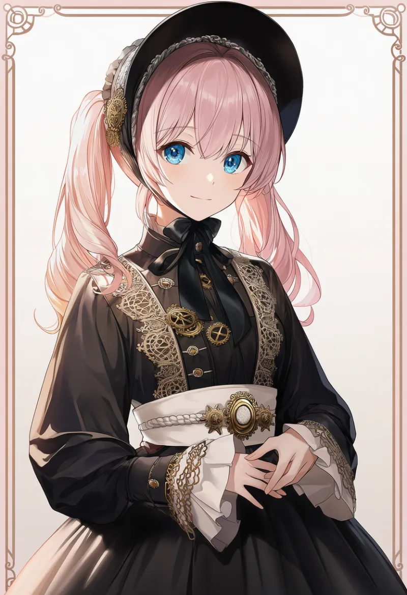 サッシュのAIイラスト(スチームパンク)|プロンプト紹介