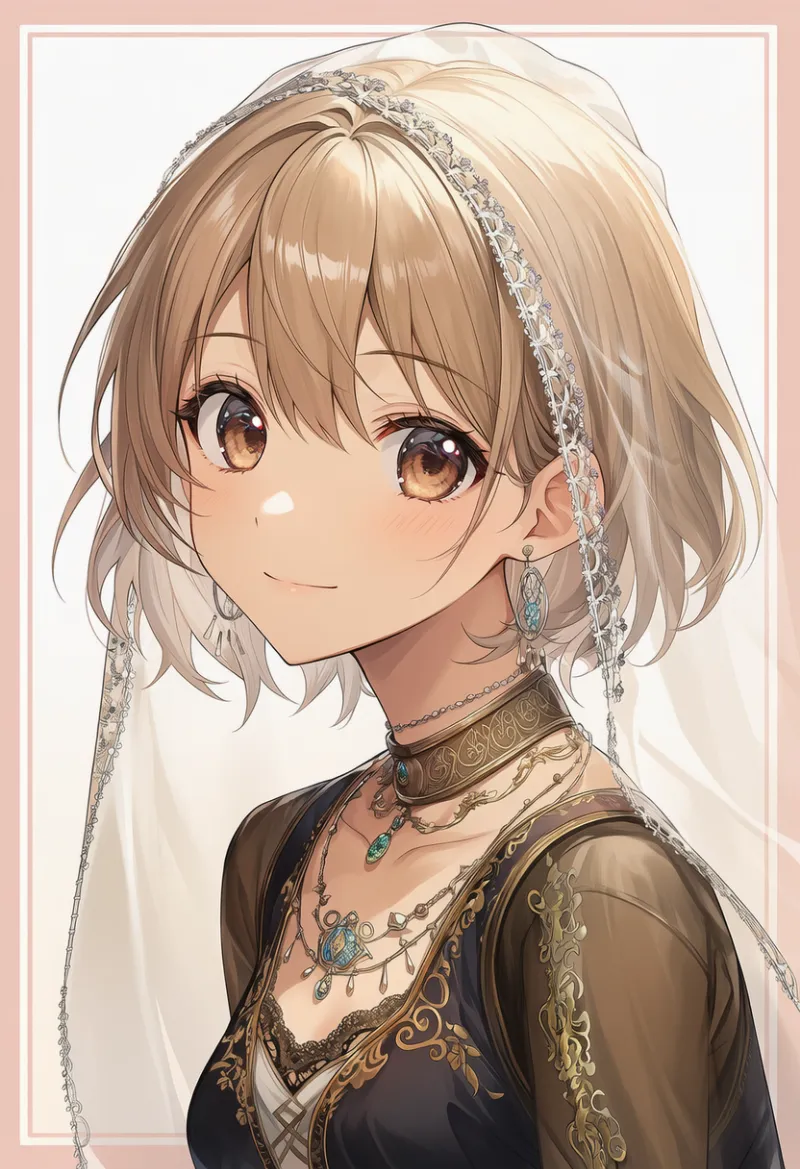 透けるベールのAIイラスト（アラビア衣装）｜プロンプト紹介