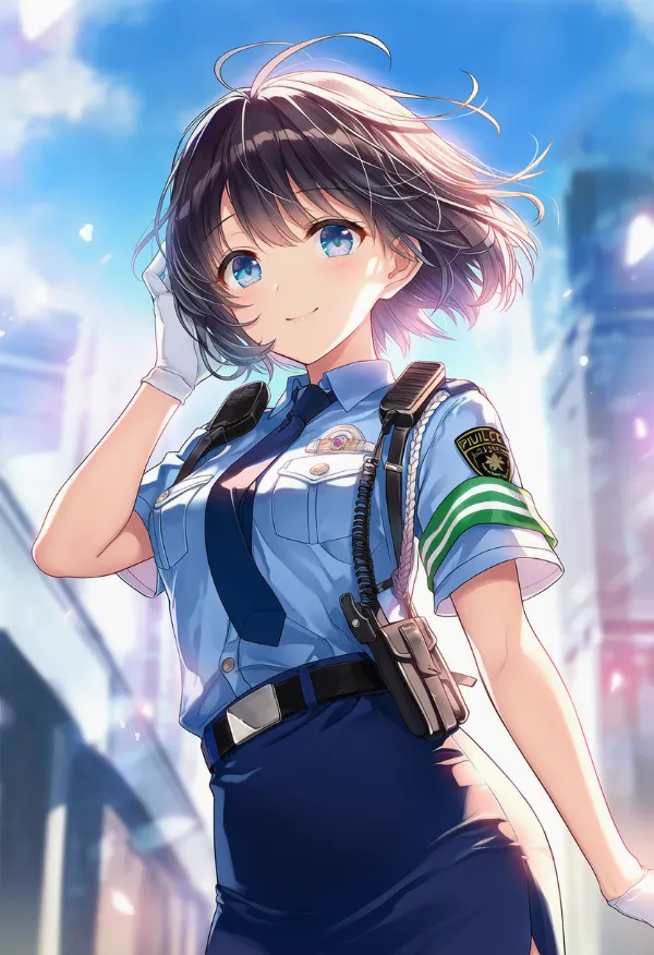 ホルスター（肩）のAIイラスト｜プロンプト紹介：shoulder holster