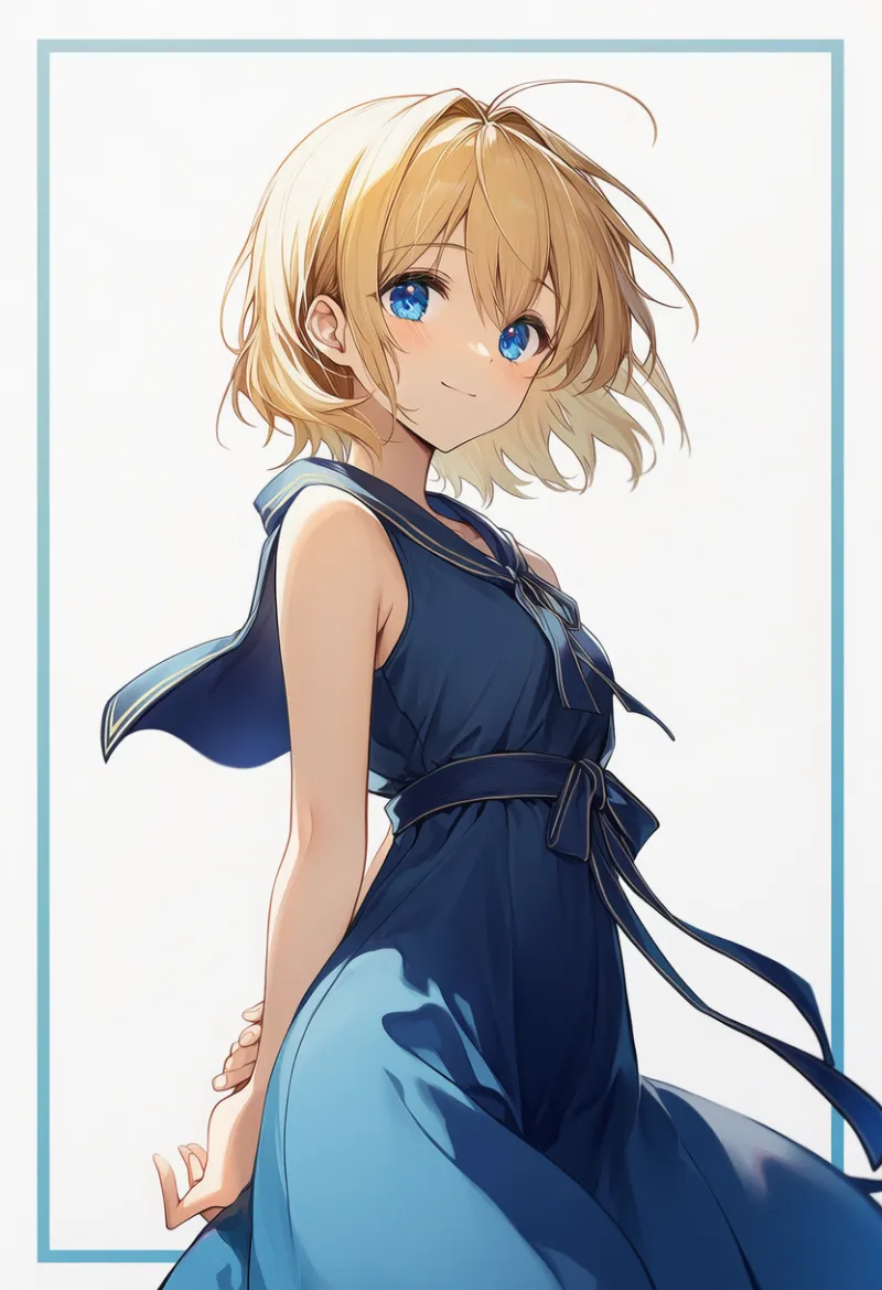 袖なしローブのAIイラスト｜プロンプト紹介