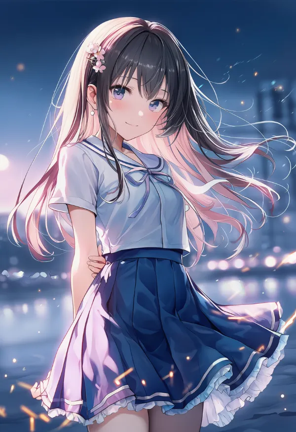 火花のAIイラスト｜プロンプト紹介