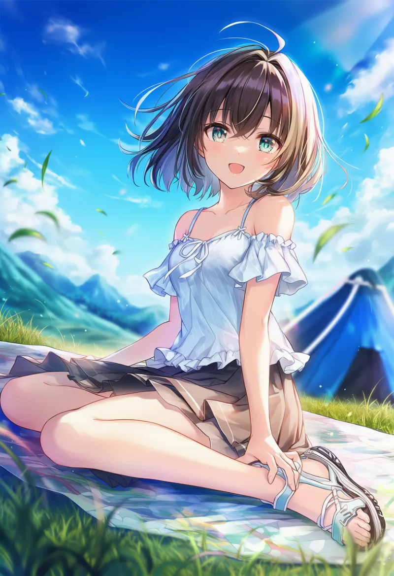 スポーツサンダルのAIイラスト｜プロンプト紹介