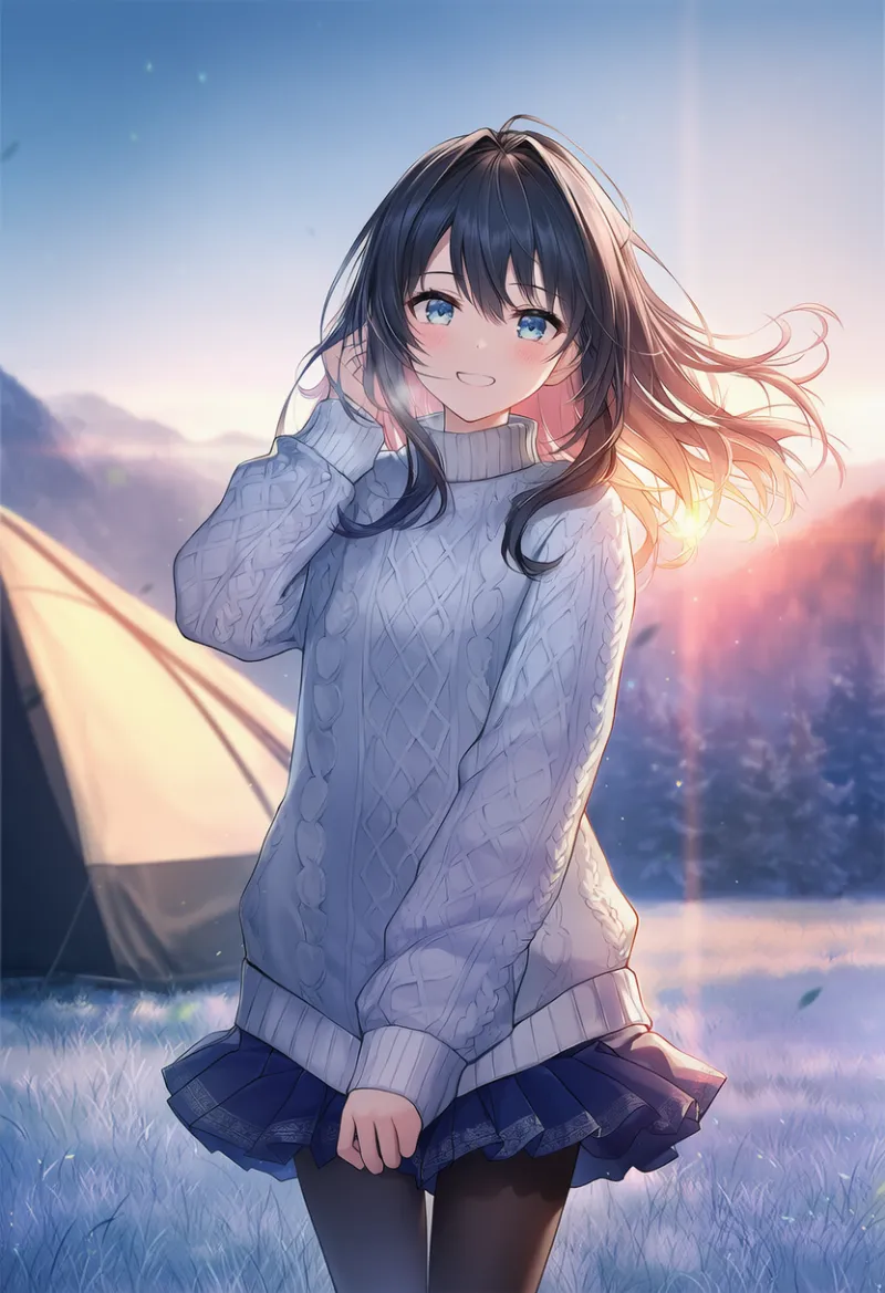 セーターのAIイラスト｜プロンプト紹介