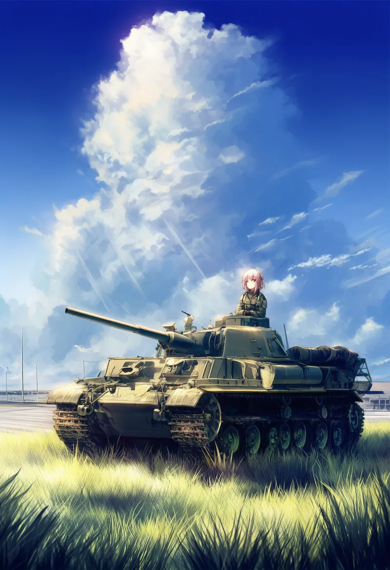 戦車のプロンプト:tank|AIイラスト