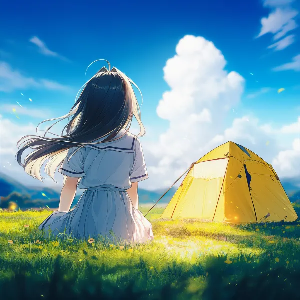 テントのAIイラスト｜プロンプト紹介：tent
