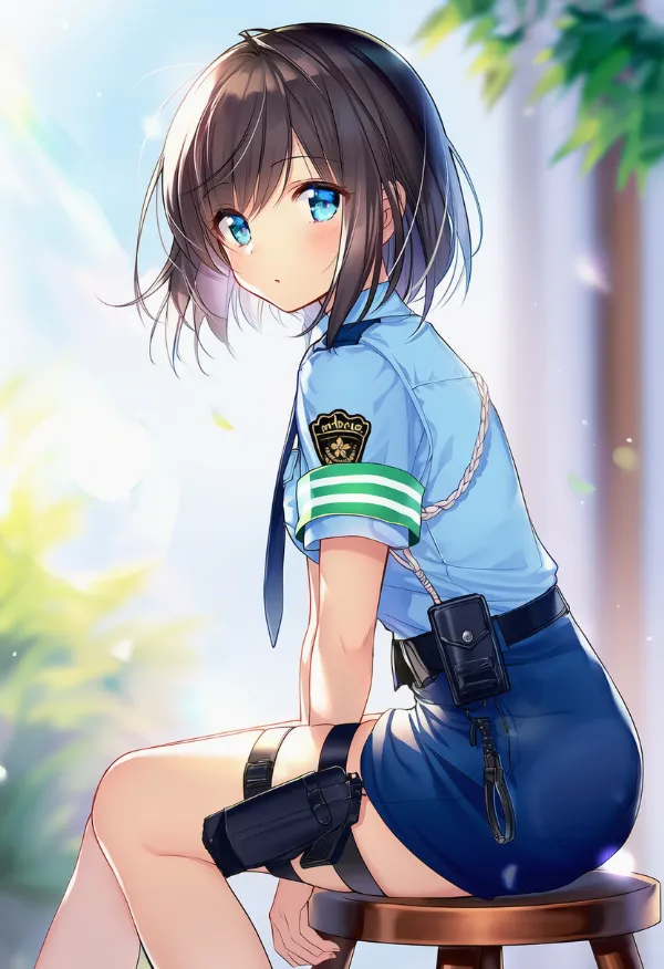 ホルスター（太もも）のAIイラスト｜プロンプト紹介：thigh holster