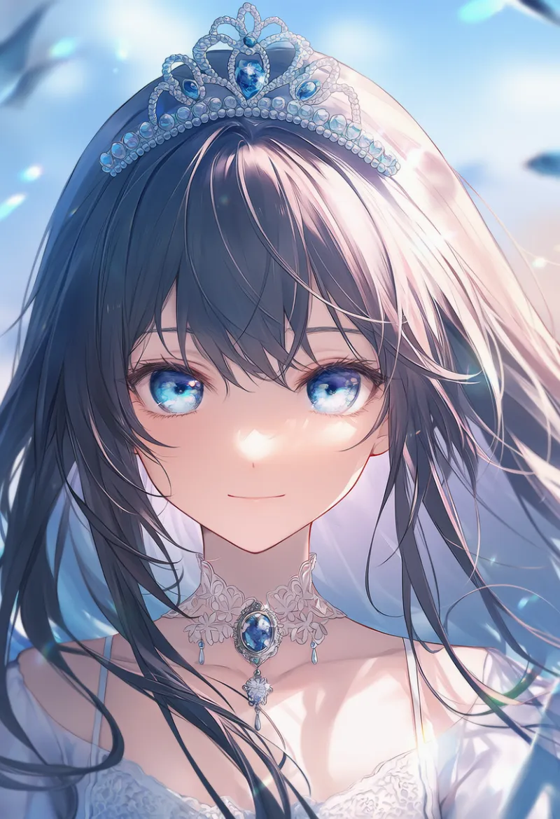 ティアラのAIイラスト（豪華な服用）｜プロンプト紹介